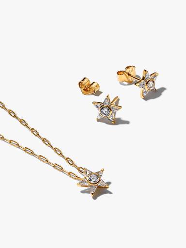 Conjunto de Joyas Estrella Brillante
