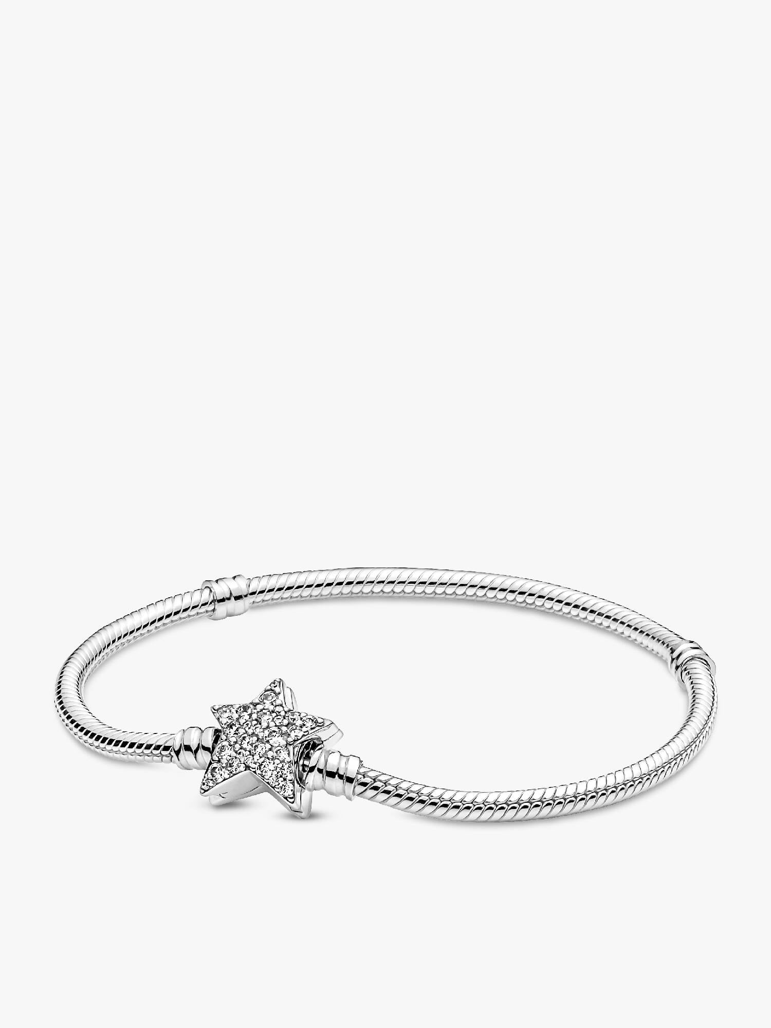 Pulsera de Cadena de Serpiente con Cierre de Estrella Asimétrica