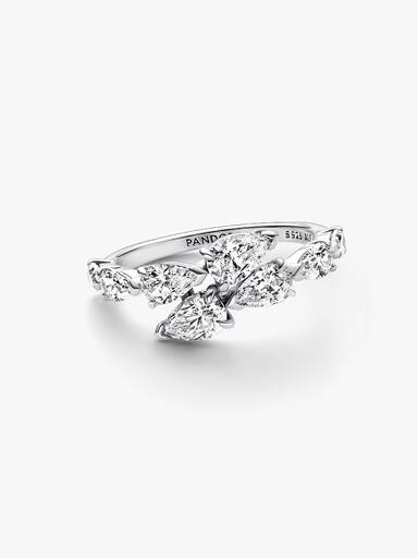 Anillo Banda Brillante Superpuesta
