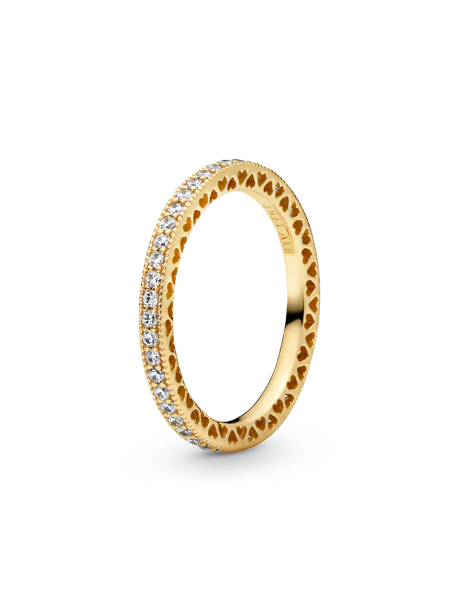 Anillo Corazones y Brillo