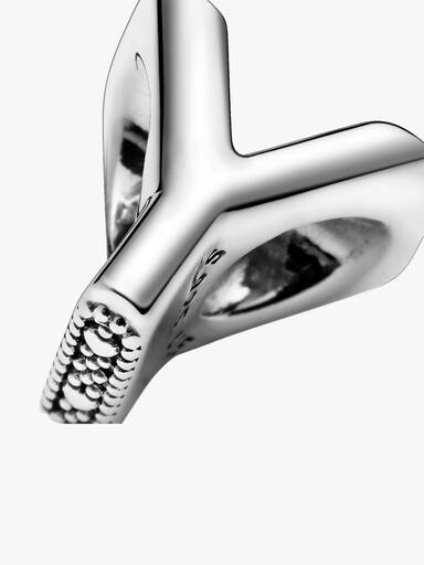 Charm en plata de ley Letra Y