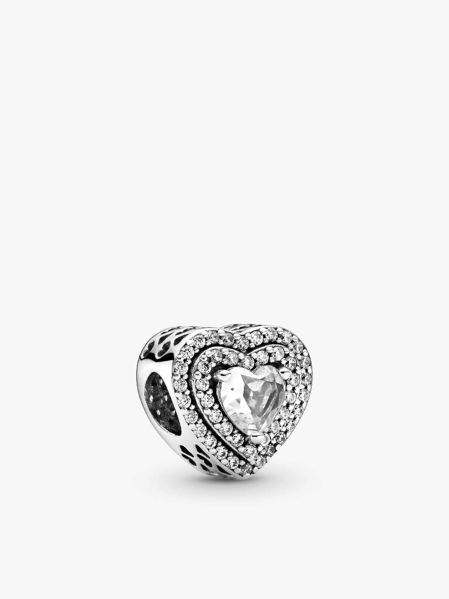 Charm Corazones Brillantes Nivelados
