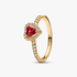 Anillo Corazón en Relieve Anillo Corazón en Relieve