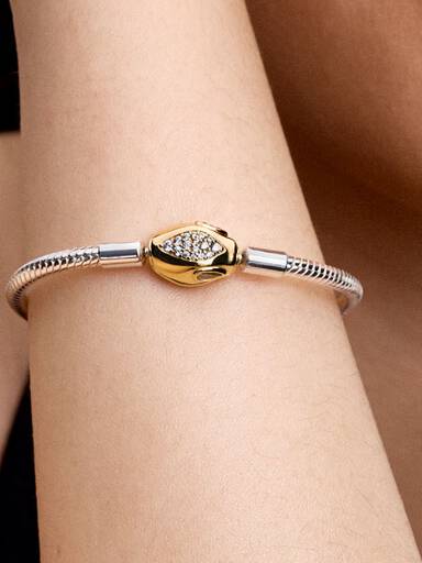 Pulsera Pandora Moments Cadena y Cierre de Serpiente