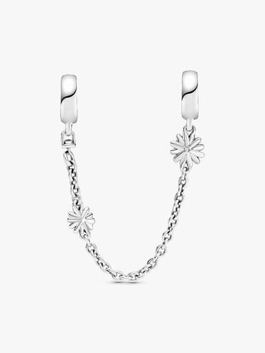 Charm Cadena de Seguridad de Margaritas