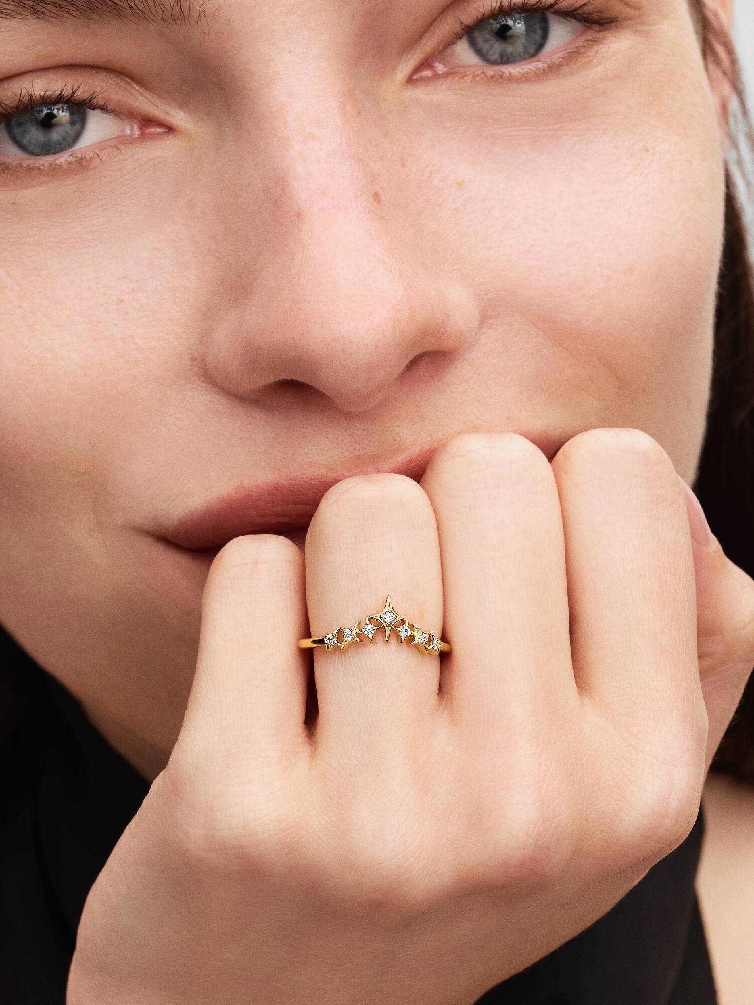 Anillo Tiara Estrellas
