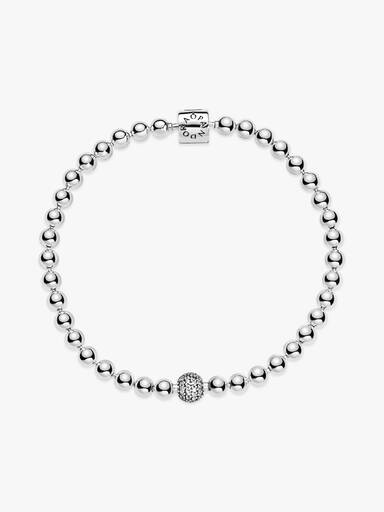 Pulsera Esferas y Pavé