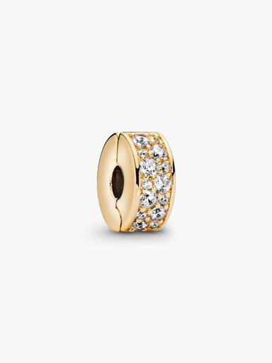 Charm de Clip Pavé Transparente