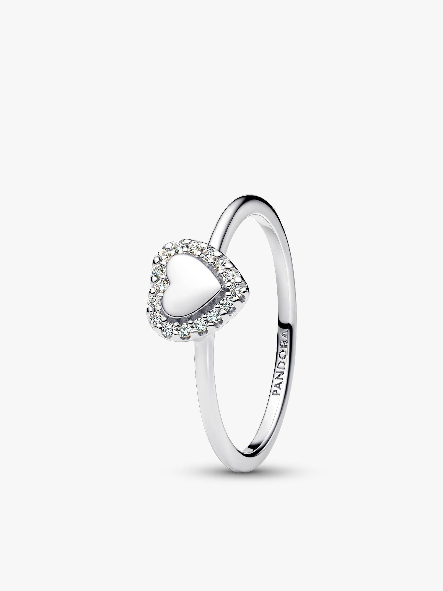 Anillo Halo y Corazón Grabable