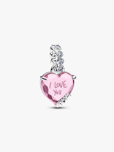 Charm Colgante I Love You Mom
