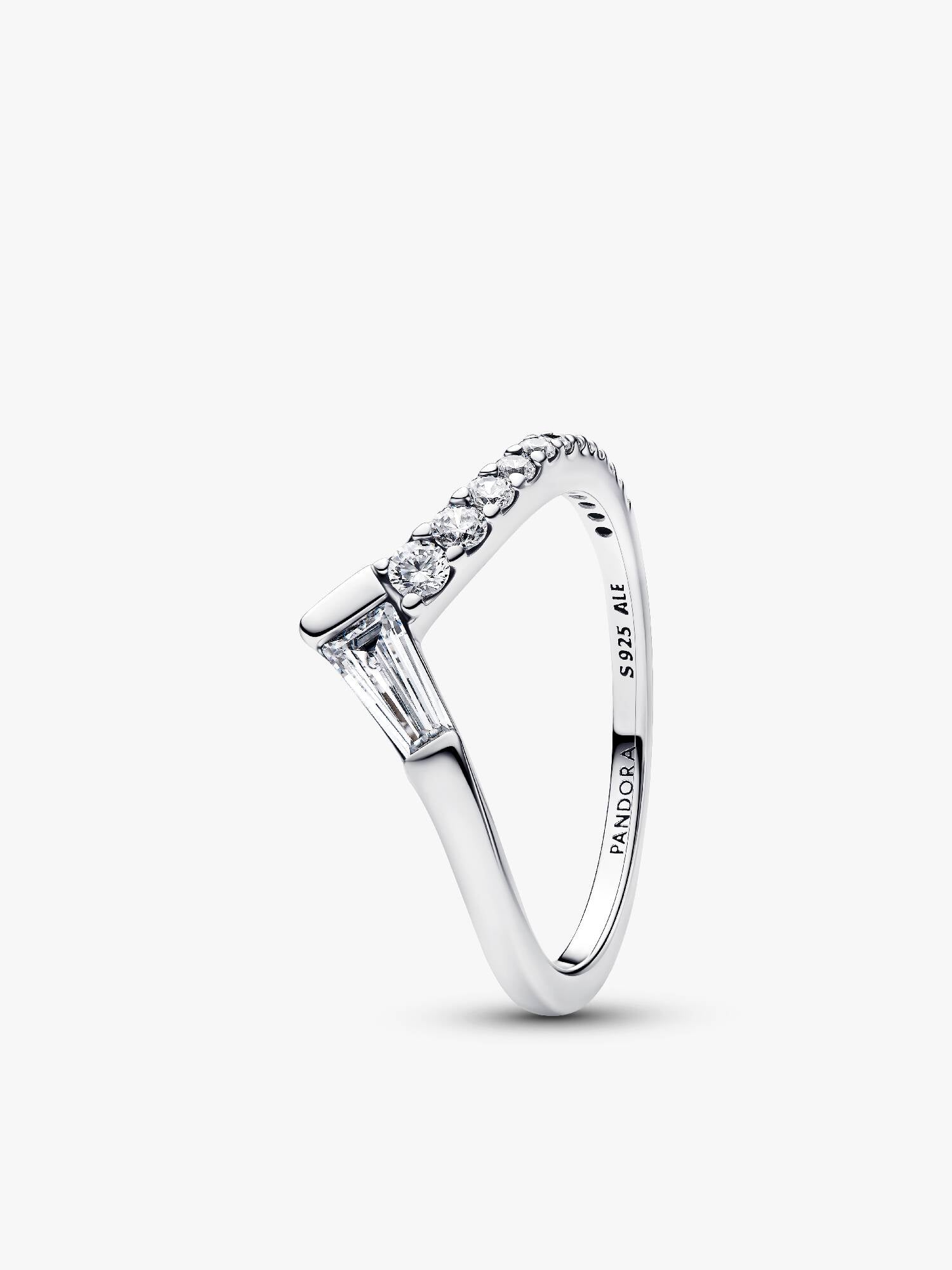 Anillo Tiara Baguette en Pavé