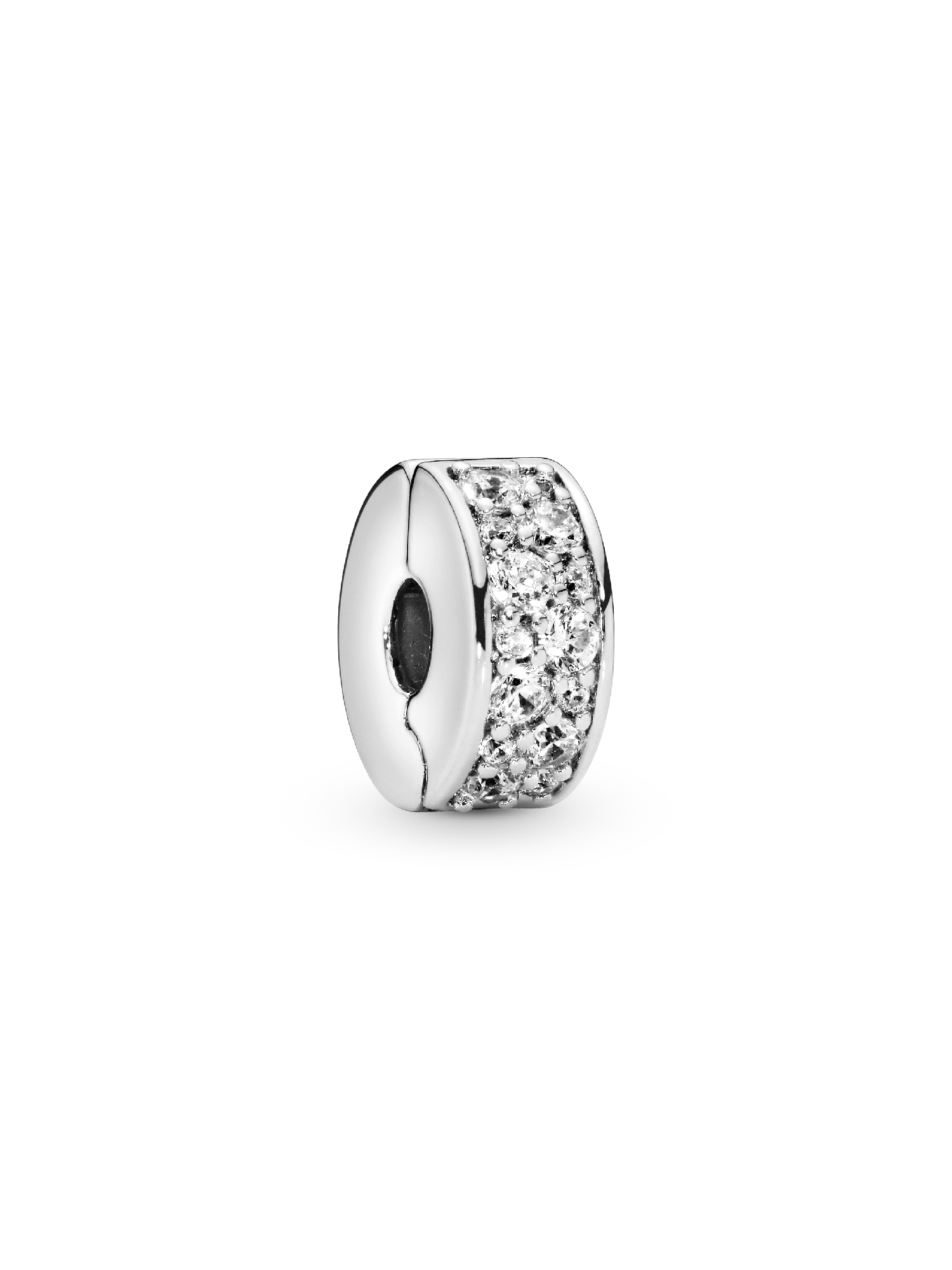 Charm de Clip Pavé Transparente