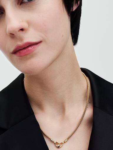 Collar de Cadena de Tachuelas