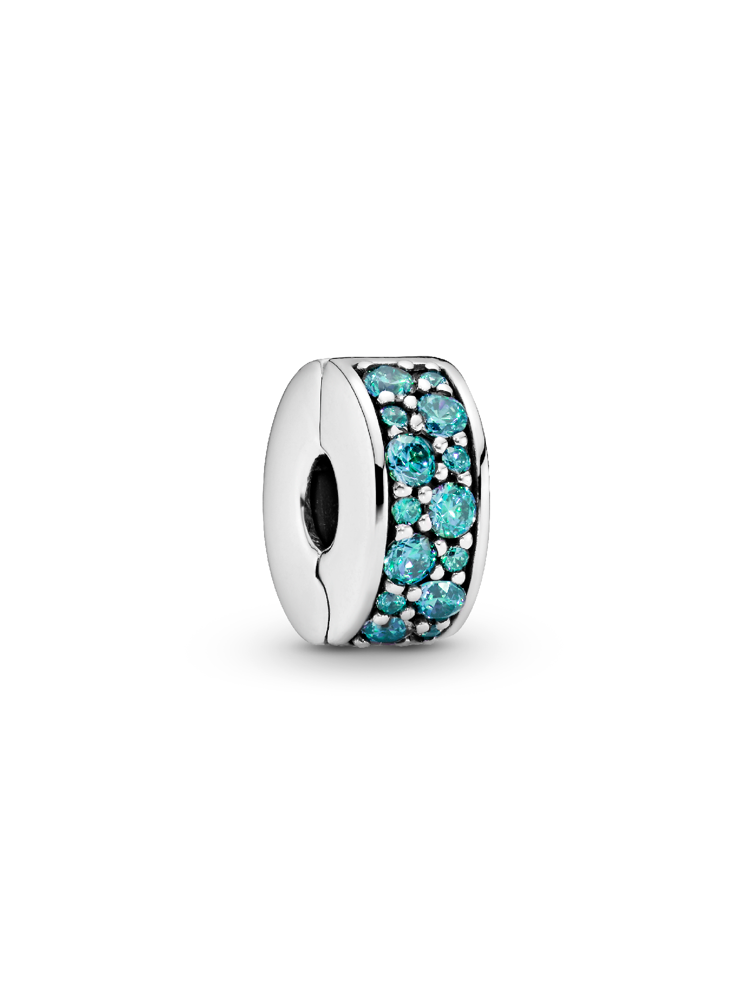 Charm de Clip Pavé Verdeazulado