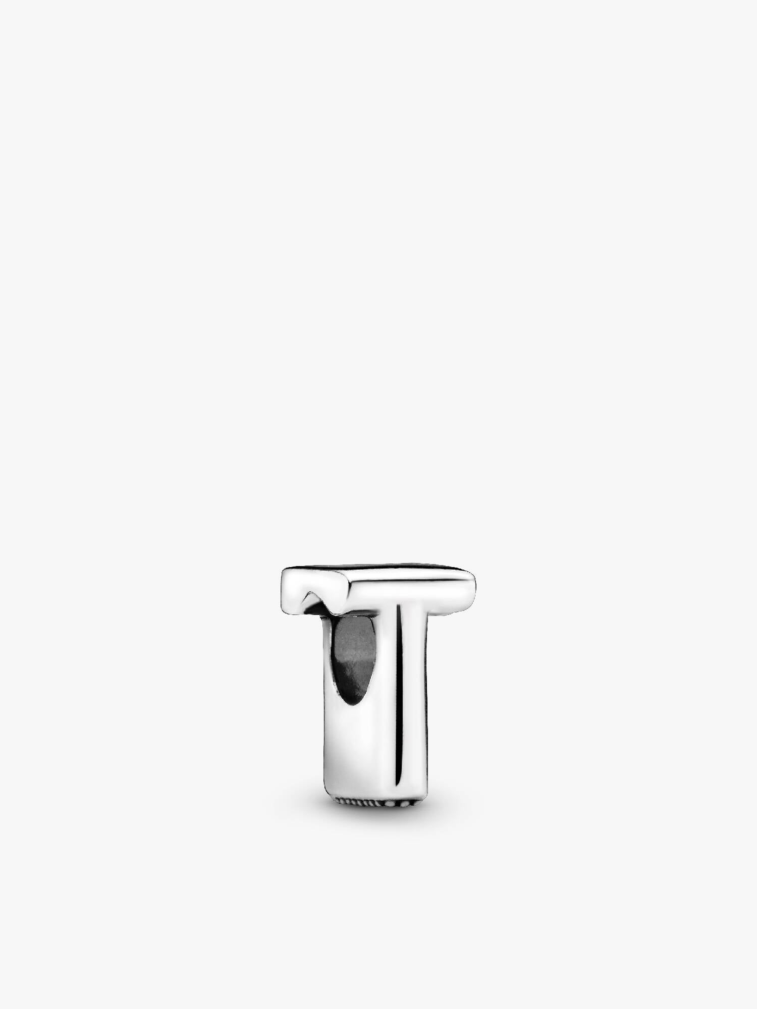 Charm en plata de ley Letra T
