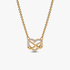 Collar Corazón Infinito Brillante Collar Corazón Infinito Brillante