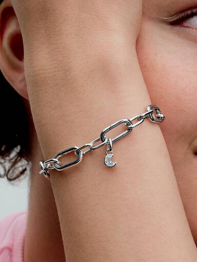 Charm Mini Colgante Luna Brillante