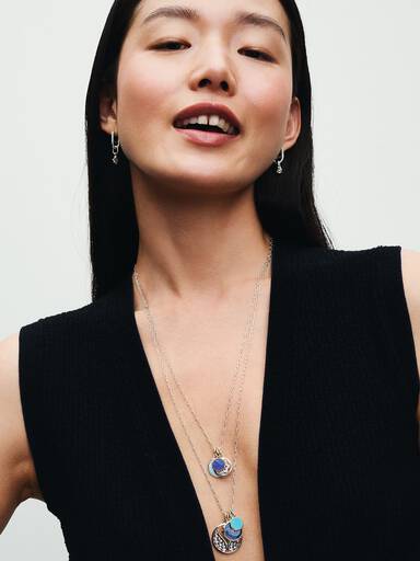 Charm Mini Medallón Grabable Pandora ME Turquesa