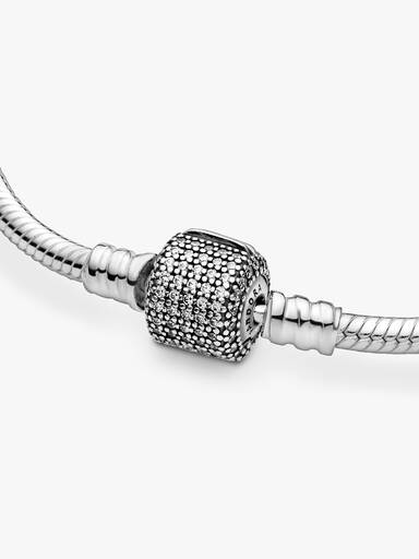 Pulsera Moments Cadena de Serpiente con cierre de firma