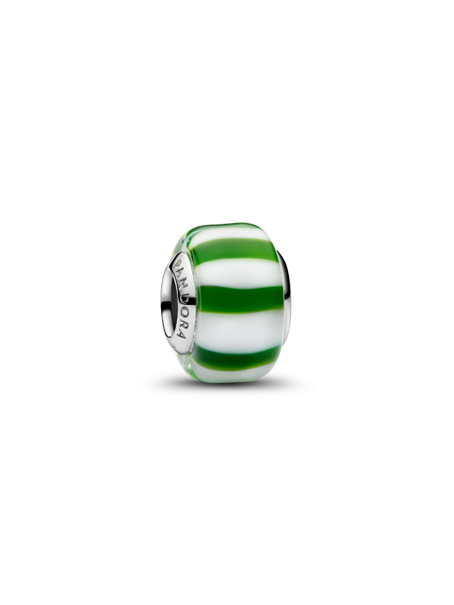 Charm Cristal de Murano Caramelo Navideño Verde