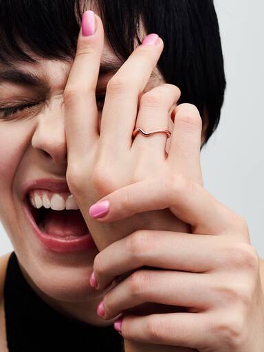 Anillo Onda Pulida