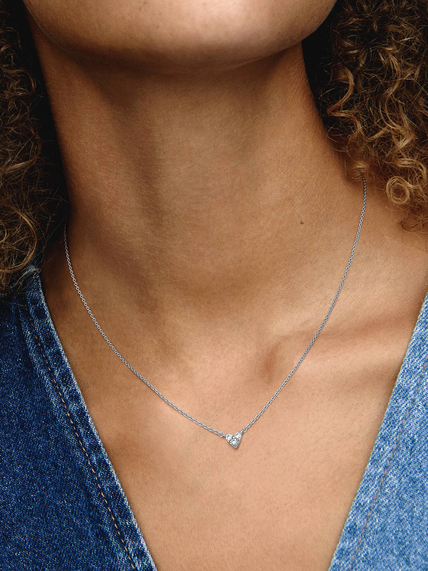 Collar Corazón triple Gema
