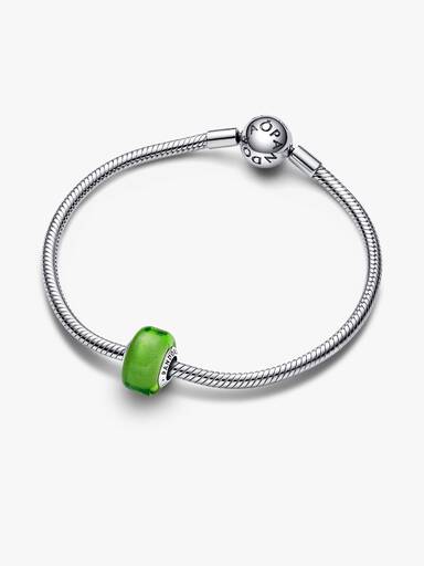 Charm Mini de Cristal de Murano Azul Verde