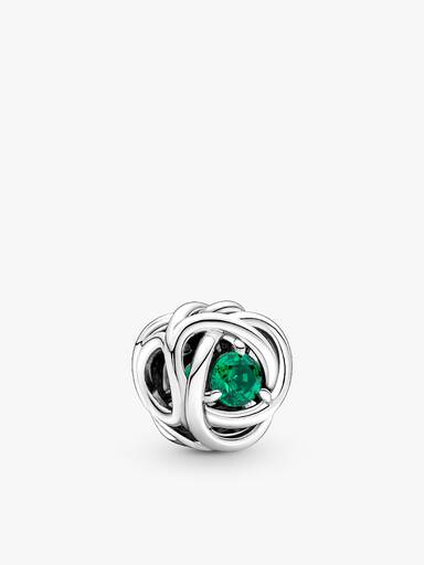 May Birthstone Eternity Circle Bangle Gift Set