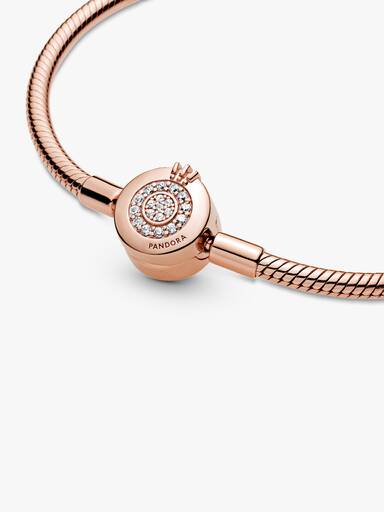 Pulsera de Cadena de Serpiente O coronada Brillante