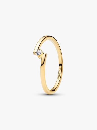 Anillo Solitario Abierto