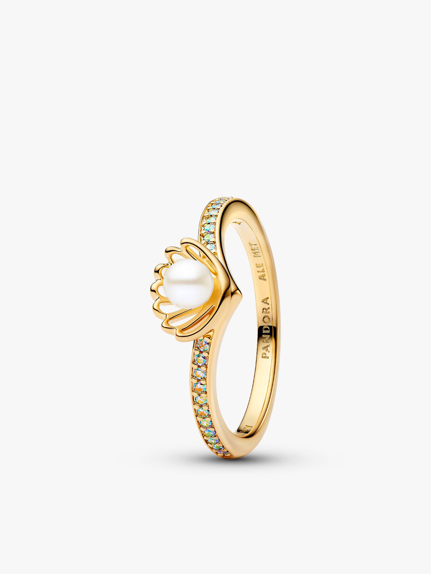 Anillo Perla Concha Princesa Ariel de Disney