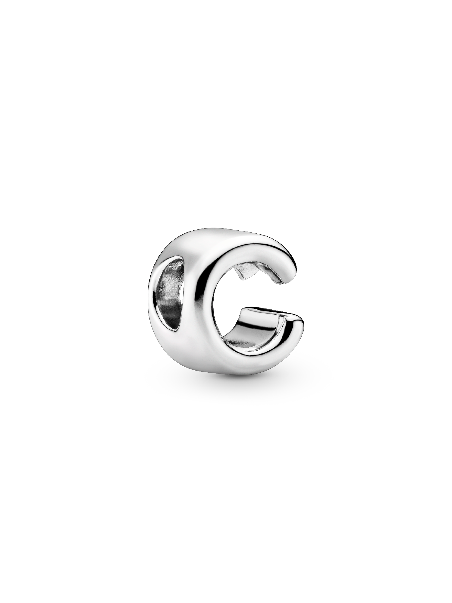 Charm en plata de ley Letra C