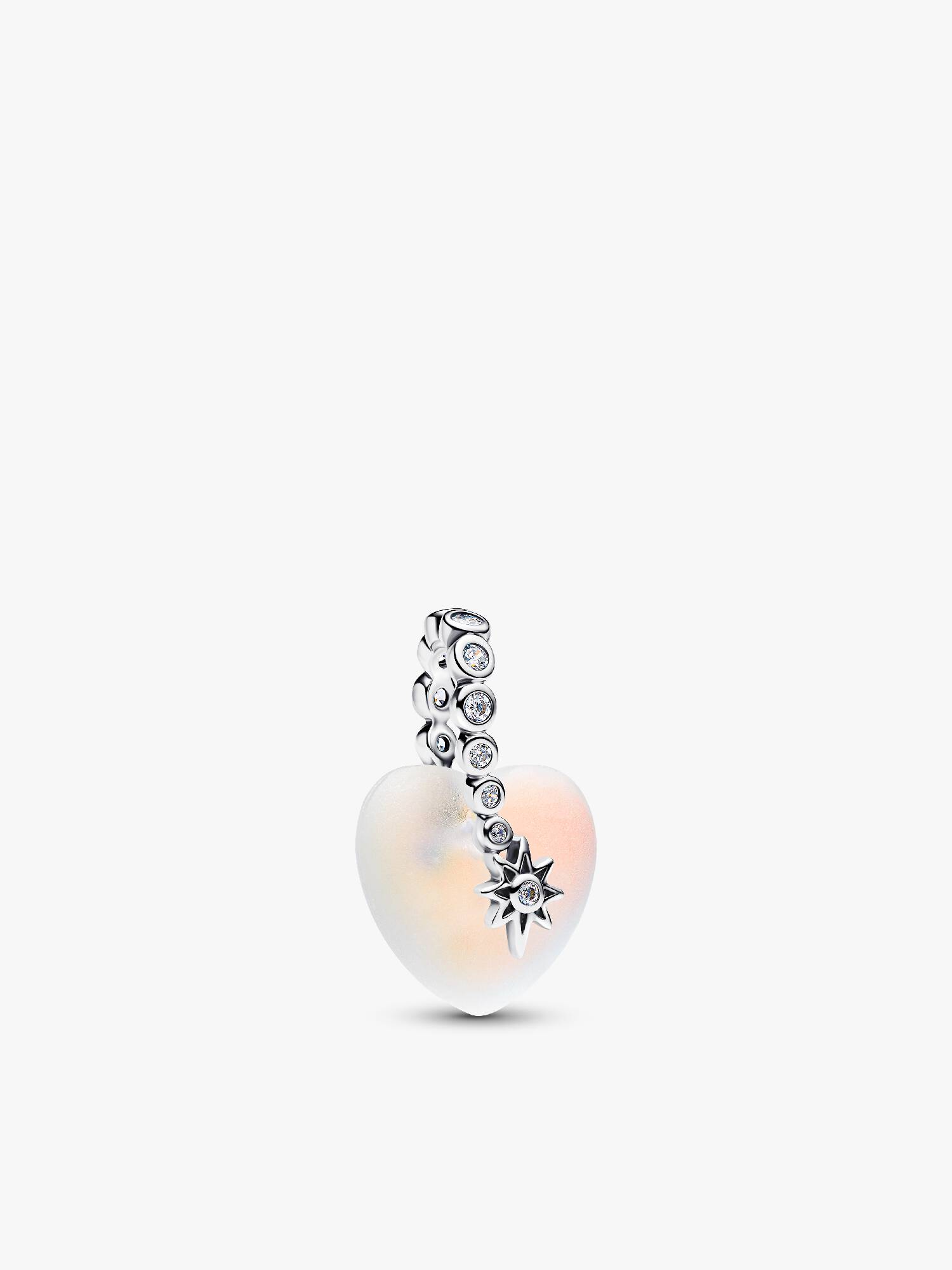 Charm Colgante Corazón y Estrella Fugaz