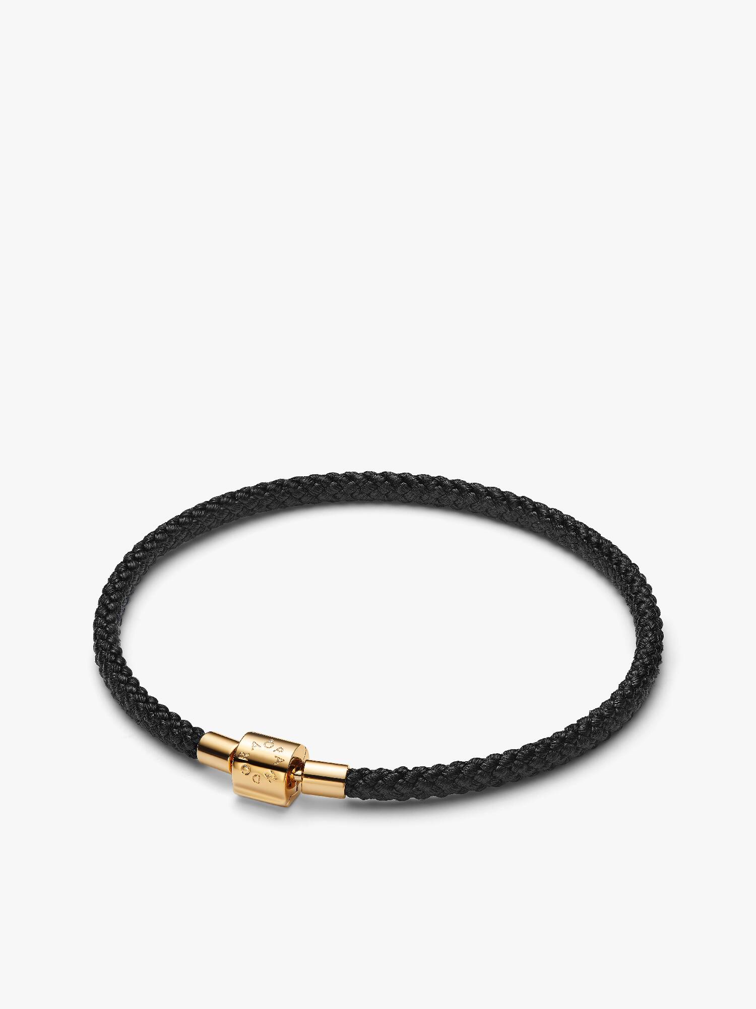 Pulsera Cordón Negro Radiante