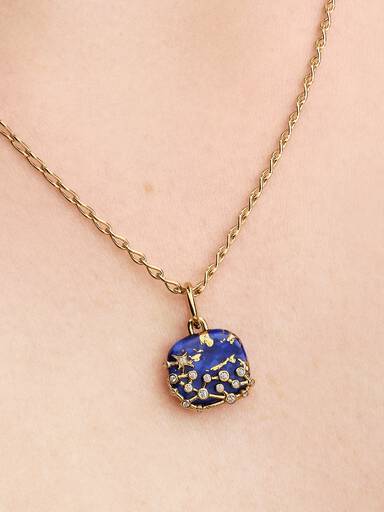 Charm Colgante Constelación Azul Celestial