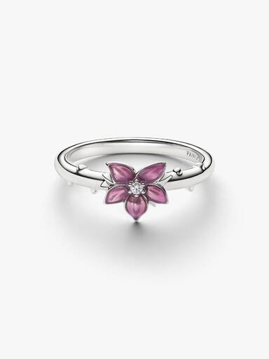 Anillo Flor de Cerezo Mulán de Disney