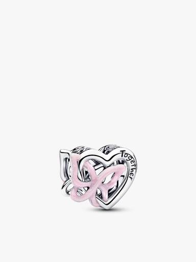 Conjunto de Regalo Pulsera Corazón Moments y Charms Tulipán y Corazón Entrelazado