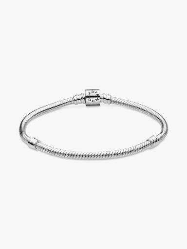 Pulsera Pandora Moments Cadena de Serpiente con Cierre de Barril