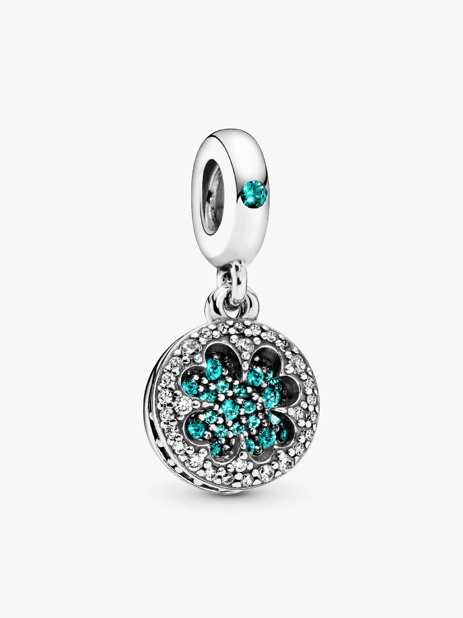 Charm Colgante Trébol de Cuatro Hojas de la Suerte