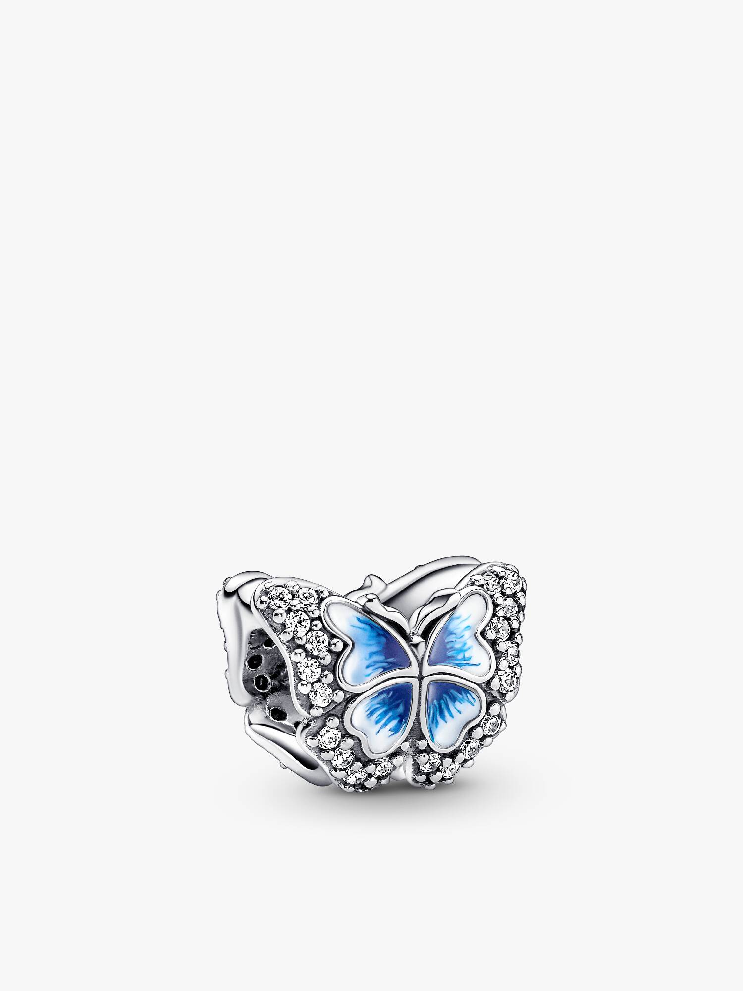 Charm Mariposa Azul Brillante