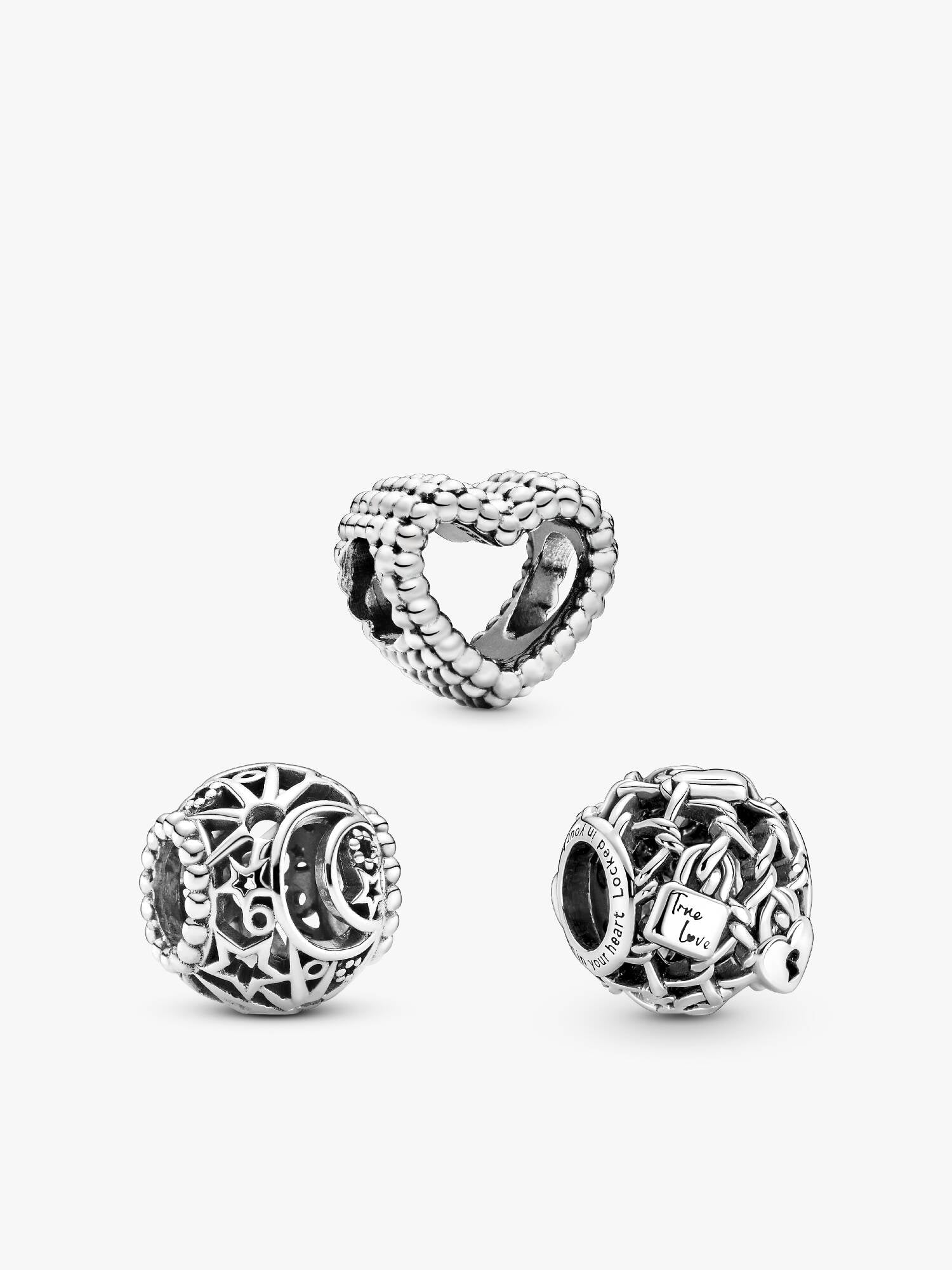 Conjunto de Regalo Trío de Charms Filigrana
