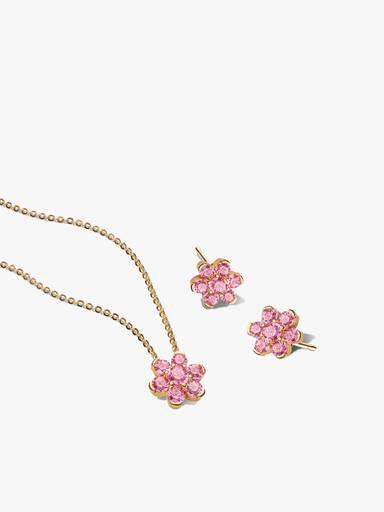 Conjunto de regalo Flor Rosa Brillante Dorado