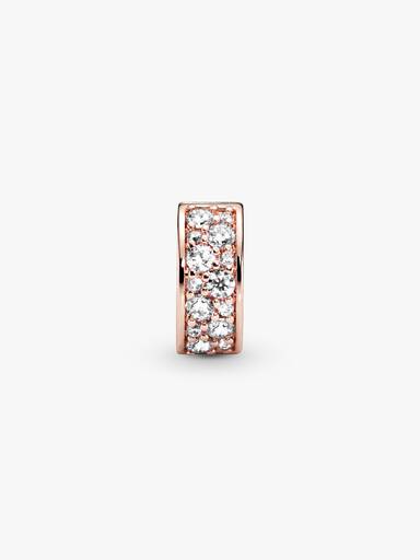 Charm de Clip Pavé Transparente
