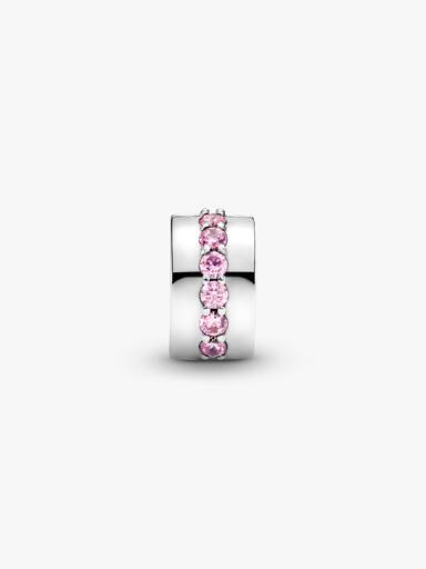 Charm de Clip Filas Brillantes Rosa