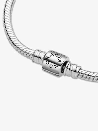 Pulsera Pandora Moments Cadena de Serpiente con Cierre de Barril