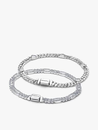 Conjunto de Pulseras Cadena Cubana