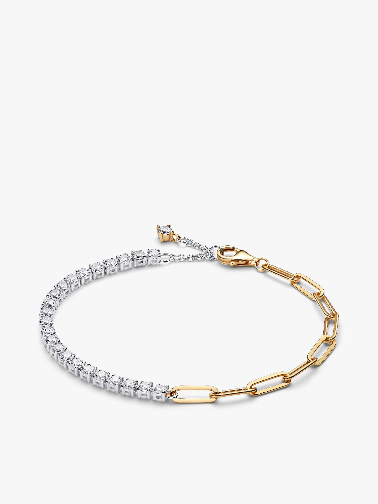 Pulsera Tenis y Eslabones