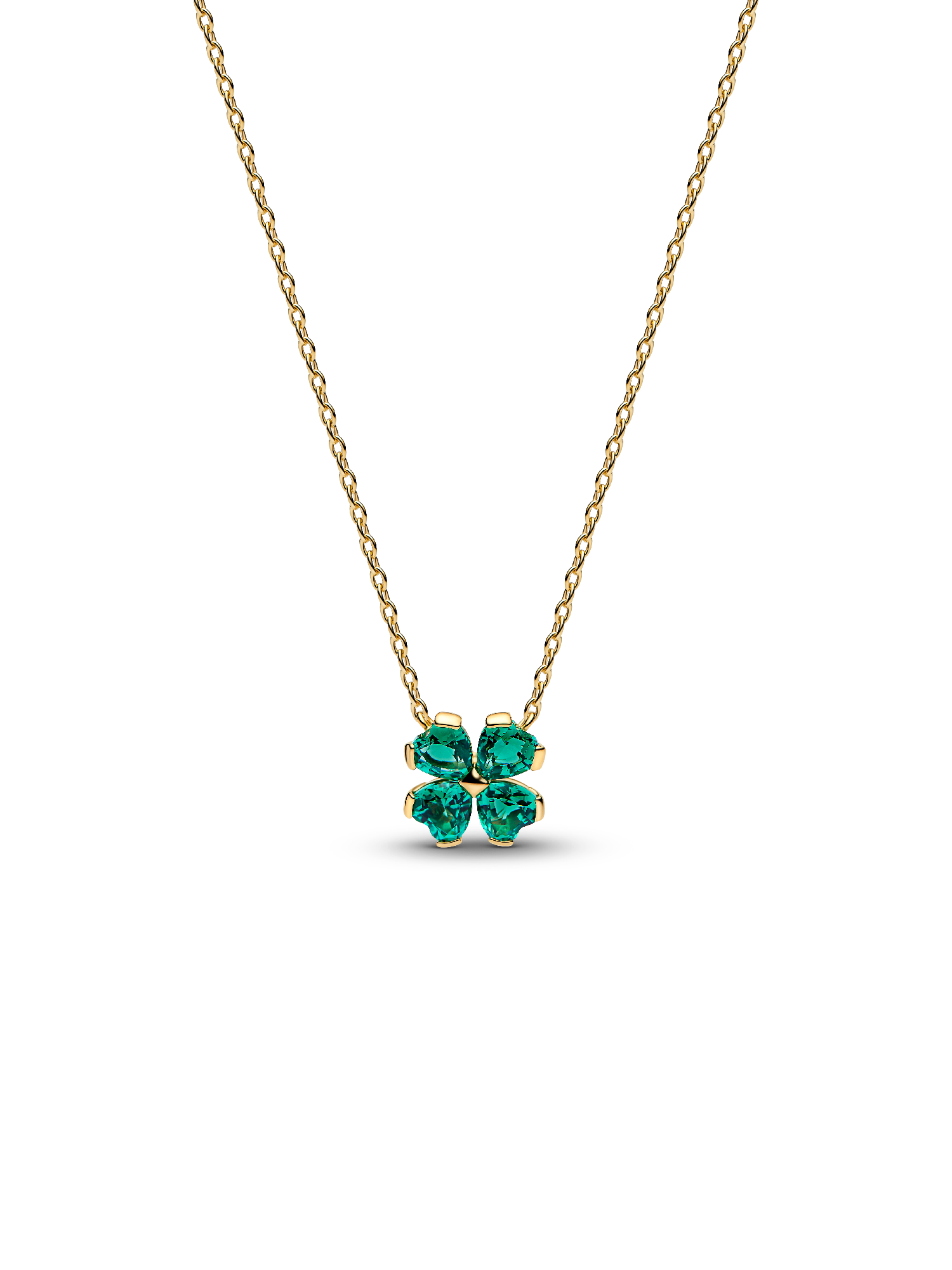 Collar Trébol de la Suerte Verde