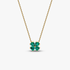 Collar Trébol de la Suerte Verde Collar Trébol de la Suerte Verde