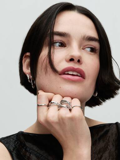 Anillo de Banda Forma Orgánica